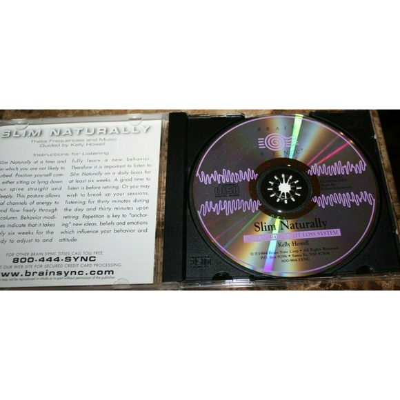 KELLY HOWELL SLIM NATURALLY ADVANCED WEIGHT LOSS SYSTEM (BRAIN SYNC) / AUDIO CD - Picture 3 of 3